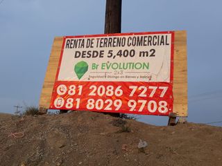 TERRENO COMERCIAL EN RENTA EN PESQUERIA NL, AV PRINCIPAL, ESQUINA DESDE 5400 M2