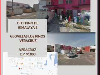 VENTA DE CASA DE RECUPERACION BANCARIA ZONA GEOVILLAS LOS PINOS VER