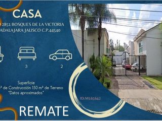 EXCELENTE OPORTUNIDAD CASA EN REMATE BANCARIO EN GUADALAJARA JALISCO/MCRC