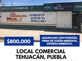 LOCAL COMERCIAL TEHUACAN PUEBLA "CESION DE DERECHOS"