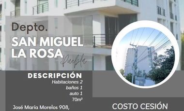 EXELENTE DEPARTAMENTO A PRECIO DE REMATE EN SAN MIGUEL LA ROSA PUEBLA