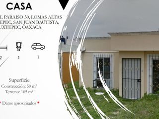 Casa En Venta En Lomas Altas de Tuxtepec San Juan Bautista Tuxtepec Oaxaca