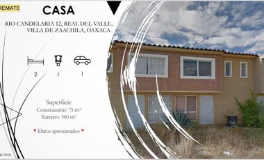 EXCELENTE OPORTUNIDAD CASA DE REMATE EN VILLA DE ZAACHILA	OAXACA/MCRC