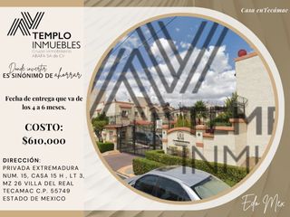 Casa en venta en Villa del Real, Tecámac, Estado de México
