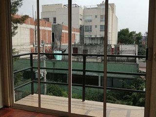 Departamento de 84m2 con balcón en Portales, CDMX