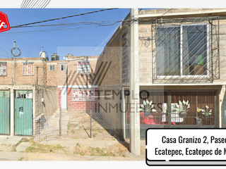 Casa en Granizo Paseos de Ecatepec Increíble Casa en Cerrada