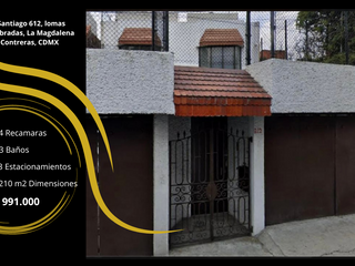 Casa en Venta en Lomas Quebradas, Magdalena Contreras