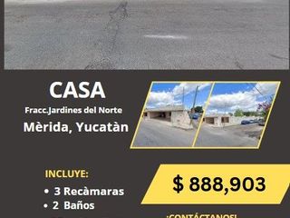 CASA JARDINES DEL NORTE MÈRIDA YUCATÀN