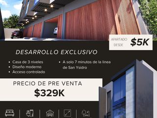 ¡2 min de La Cacho Ultimas casas en Preventa! Perch by Cosarq