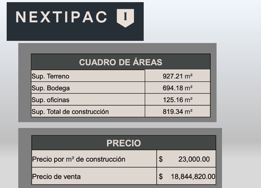 Bodega en venta Nextipac gran inversión | Lamudi.com.mx