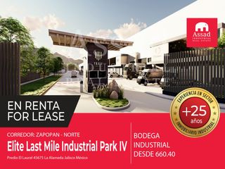 Renta de Bodega Industrial 660.40 m² | ELITE LAST MILE INDUSTRIAL PARK IV | El Salto