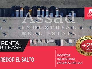 Renta de Bodega Industrial 9,359 m² | El Salto