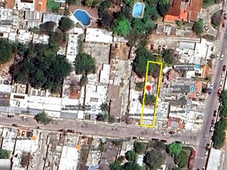 VENTA TERRENO COLONIA ITZIMNÁ CON CONSTRUCCIÓN EN MÉRIDA, YUC.