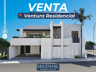 Casa en venta de 3 recámaras 371 m² en Ventura Residencial Hermosillo en esquina frente a parque