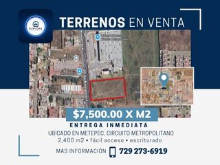 TERRENO EN VENTA CON EXCELENTE UBICACIÓN