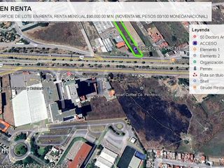 LOTE USO COMERCIAL - EN RENTA - EN PERIFERICO $90,000.00 MENSUALES