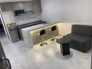 Departamento tipo loft cerca de Cantia para 1 persona. Incluye servicios
