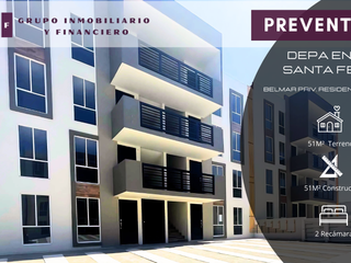 DEPARTAMENTO EN VENTA EN SANTA FE | BELMAR PRIVADA RESIDENCIAL | 2Rec