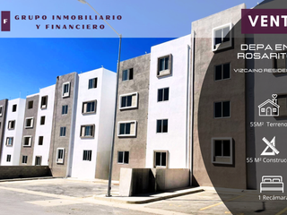 DEPARTAMENTO EN VENTA EN ROSARITO |VIZCAINO RESIDENCIAL| 1 RECAMARA