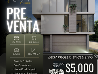 Casas Boutique en Preventa a 2 Min de Landmark