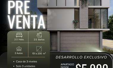 Casas Boutique en Preventa a 2 Min de Landmark