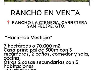 TERRENO EN VENTA LA CIENEGA EN SAN FELIPE, GTO