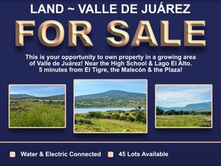 Lotes en Fracc. Santa Margarita en Valle de Juárez, Jalisco