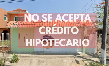 CASA EN VENTA FRACC FLORESTA 80 VERACRUZ OPORTUNIDAD HIPOTECARIA