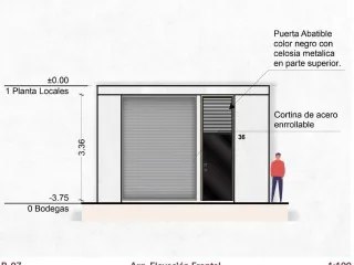 BODEGA EXCLUSIVA DE ALMACENAJE 28 M2