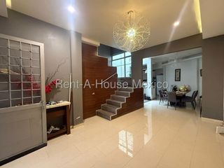 En renta casa de 4 niveles, 6 recamaras, 5 baños, Claveria, Azcapotzalco, Ciudad de México