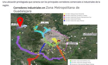 Venta de Excelente Terreno sobre Carretera con doble frente  ZAPOPAN EL ARENAL