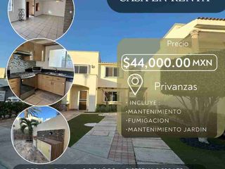 Casa en Renta Privanzas Cabo San Lucas