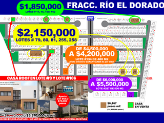 LOTES EN VENTA RIO DEL DORADO 2 | ARLETTE FLORES