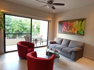 Departamento en renta en Playa del Carmen amueblado con alberca y seguridad