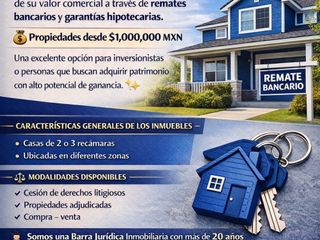 CASA EN VENTA JARDINES DE AGUA CALIENTE, REMATE BANCARIO, TIJUANA B.C. DESDE   1 MDP