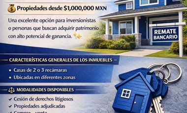 CASA EN VENTA JARDINES DE AGUA CALIENTE, REMATE BANCARIO, TIJUANA B.C. DESDE   1 MDP