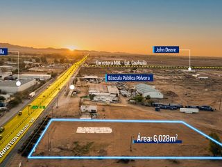 SE RENTA TERRENO SOBRE CARRETERA MEXICALI - SLRC