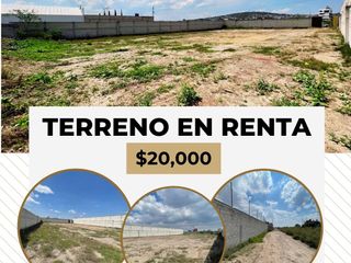 RENTA DE TERRENO EN SAN ANTONIO EL DESMONTE PACHUCA DE SOTO