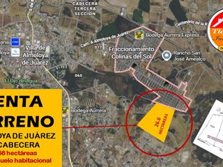 TERRENO EN VENTA, CENTRO DE ALMOLOYA DE JUÁREZ