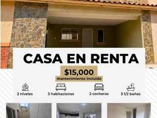 CASA EN RENTA FRACCIONAMIENTO REAL MADEIRA PACHUCA DE SOTO HIDALGO