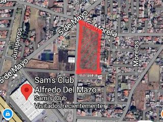 terreno en venta a unos pasos de Alfredo del mazo apto para desarrollar casas o negocios