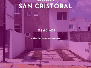 CASA 3 RECAMARAS, PRADOS DE SAN CRISTOBAL, HGO.