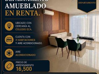 DEPARTAMENTO AMUEBLADO EN RENTA