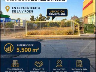 TERRENO EN VENTA EN EL PUERTECITO DE LA VIRGEN