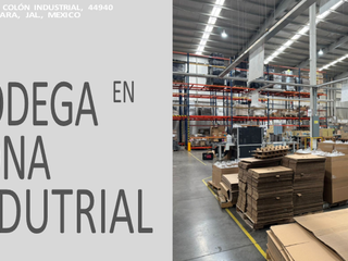 BODEGA INDUSTRIAL EN RENTA