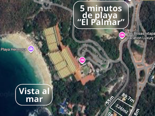 TERRENO EN VENTA EN IXTAPA, A 1.5KM DE PLAYA EL PALMAR
