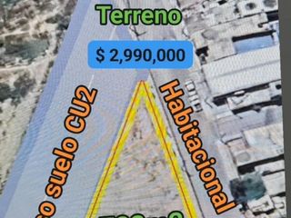Venta de Terreno 722 m² Esquina