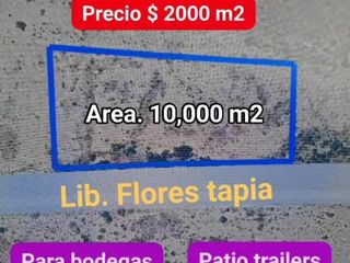 Terreno en Venta 10,000 m² Para Industria