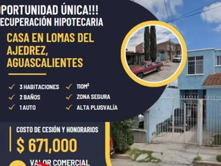 CASA EN VENTA EXCELENTE OPORTUNIDAD DE REMATE BANCARIO