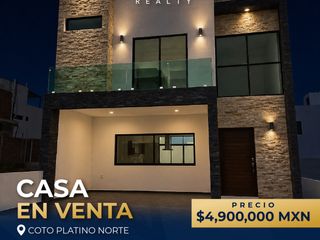 CASA EN VENTA COTO PLATINO NORTE EN MAZATLÁN